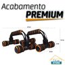 Barra Chão Flexão Treino Ombro Tríceps Peito Abdômen Fitness - 6