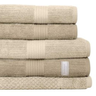 Jogo de Toalha 5 Peças 100% Algodão Bege Claro Buddemeyer Canelado - 2