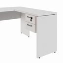 Ver imagem 5 de Mesa de Escritório em L 30mm com Gaveteiro Suspenso e Chave F5 Office
