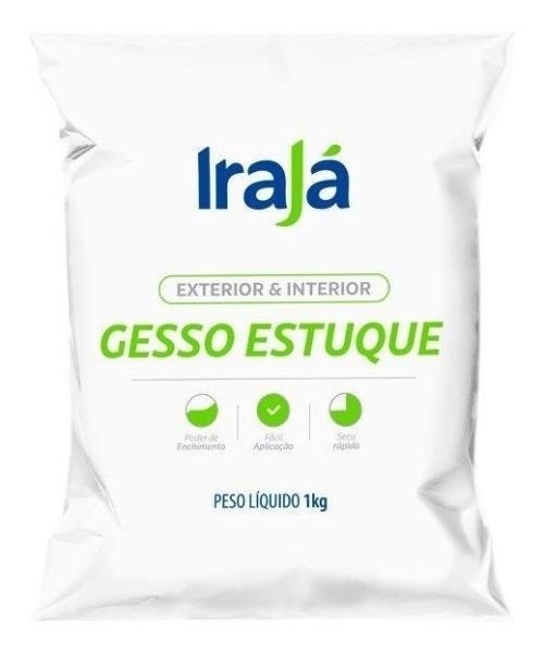 Gesso Estuque 6kg Irajá - 2