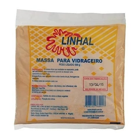 Massa para Vidraceiro 500G Linhal