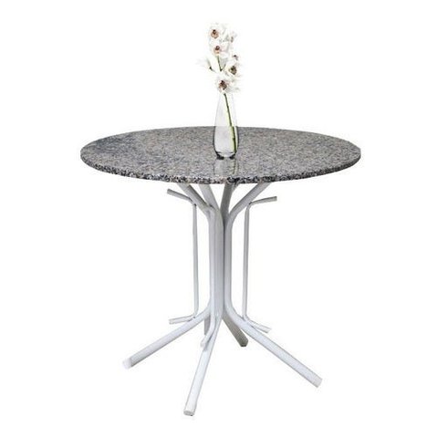Mesa Jantar Somente Base + Tampo Granito 90cm Redondo Promoç