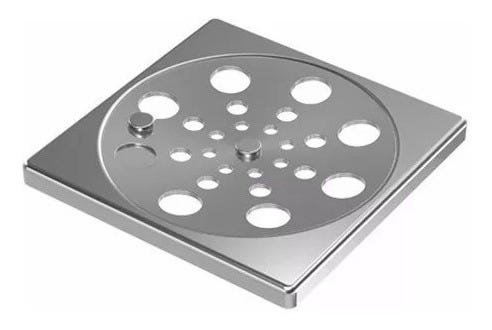 Grelha Quadrada Rotativa Aço Inox 15cm Giqr-15 Central - 1