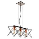 Ver imagem 1 de Luminária Pendente 3 Focos 60w 33930 Pantoja & Carmona