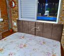 Ver imagem 1 de Oferta de Cabeceira para Cama Box 140cm Modelo Veludo