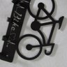 Porta Chaves Bike 22 x 14 cm Preto Lixa Artístic Laser - 6