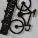Ver imagem 6 de Porta Chaves Bike 22 x 14 cm Preto Lixa Artístic Laser