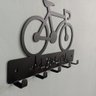 Porta Chaves Bike 22 x 14 cm Preto Lixa Artístic Laser - 3