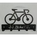 Ver imagem 2 de Porta Chaves Bike 22 x 14 cm Preto Lixa Artístic Laser