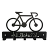 Porta Chaves Bike 22 x 14 cm Preto Lixa Artístic Laser - 1