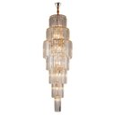 Ver imagem 1 de Lustre Pendente Nitrolux Ltr-001 E14x20 Cristal Legítmo K9 Bivolt