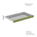 Ver imagem 6 de Mapoteca Mont 5 Gavetas 71,3cm x 120,4cm Aço Branco/Verde Miró