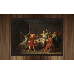 Quadro Decorativo Filosofia Filósofo Morte Sócrates Tt01 - 5 Quadro Decorativo Filosofia Filósofo Morte Sócrates Tt01 - 5