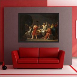 Quadro Decorativo Filosofia Filósofo Morte Sócrates Tt01 - 3 Quadro Decorativo Filosofia Filósofo Morte Sócrates Tt01 - 3