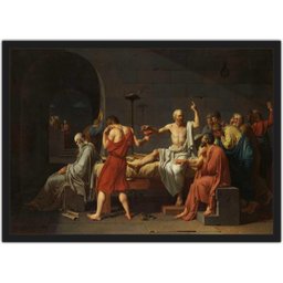 Quadro Decorativo Filosofia Filósofo Morte Sócrates Tt01 - 1 Quadro Decorativo Filosofia Filósofo Morte Sócrates Tt01 - 1