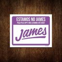 Ver imagem 1 de Kit 5 Placas Restaurante Lanchonete Estamos no James