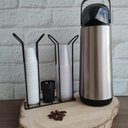 Ver imagem 5 de Suporte Porta Copo Descartável 50 80ml e 180 200ml Organizador de Copos e Colheres Café Preto
