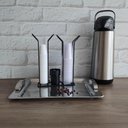 Ver imagem 4 de Suporte Porta Copo Descartável 50 80ml e 180 200ml Organizador de Copos e Colheres Café Preto