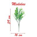 Ver imagem 2 de 8 Ramos Decoração Arranjo Planta Artificial 5 Galhos Cada 39cm