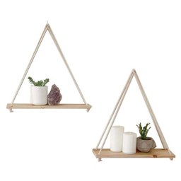 Tábua Aplainada Prateleira/artesanato de Pinus Tratado com Nós 19x1,8x95 Centímetros - Natural Único - 2