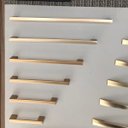 Ver imagem 2 de Puxador Liveri Il 950 Dourado Matte Italy 128mm
