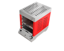 Ver imagem 1 de Churrasqueira a Gás Vertical sem Fumaça - Flame Dinoxx - Gás Glp - Vermelha