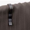 Ver imagem 2 de Kit 12 Presilha para Calça Clips Prendedor de Cabides 8x2cm Preto Plástico