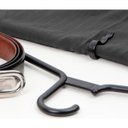 Ver imagem 3 de Kit 12 Presilha para Calça Clips Prendedor de Cabides 8x2cm Preto Plástico