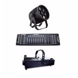 Kit 8 Projetor B-Eye A197 Dmx 512 Maquina de Fumaça 3000W - 1
