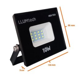 Refletor Deep Led Para Jardim Verde High Tech Smd 10W Llum - 2