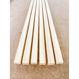 10 Ripas Madeira Pinus 40 x 1 x 1 cm - 1