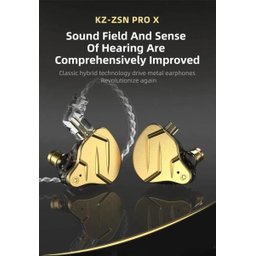 Fone Kz Zsn Pro x S/Microfone Gold In Ear - 3