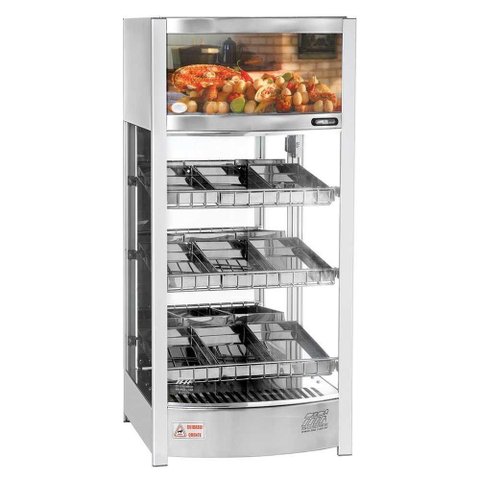 Estufa a Vapor Estufa 9 Bandejas Controle de Temperatura LED Inox Titã