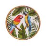Prato Raso de Melamina Pássaros Branco 27cm Bon Gourmet - 1
