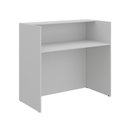 Ver imagem 2 de Balcão de Atendimento Recepção de 120 cm New City Cinza Web Office