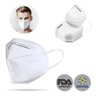 MASCARA DE FALSO TECIDO COM ELASTICO - KN95 KIT COM 10 UN - 2