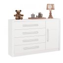 Ver imagem 2 de Cômoda para Quarto de Bebê 1 Porta 4 Gavetas Affetto Potente