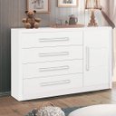 Ver imagem 1 de Cômoda para Quarto de Bebê 1 Porta 4 Gavetas Affetto Potente