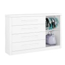 Ver imagem 3 de Cômoda para Quarto de Bebê 1 Porta 4 Gavetas Affetto Potente