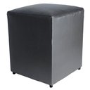 Ver imagem 1 de Puff Cubo Poptem Quadrado Cinza Corino