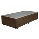 Ver imagem 2 de Cama Box Baú Solteiro Marrom 88x188x35