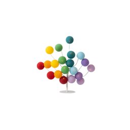 Luminária de Mesa Árvore de Luz Estilo Bonsai com Bolinhas Bivolt (arco-iris) - 1