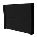 Ver imagem 5 de Cabeceira de Cama Box Diamond Viúva 120 cm Estofada Boucle Preto