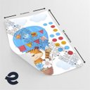 Ver imagem 2 de Adesivo kit infantil tigre balão azul