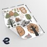Adesivo kit infantil animais floresta e árvores - 2