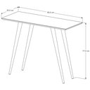 Ver imagem 5 de Aparador Classic Off White/freijó Pés Palito