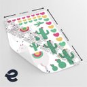 Ver imagem 2 de Adesivo kit infantil cactos e lhamas corações