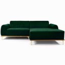 Ver imagem 2 de Sofá 4 Lugares 2,30m Chaise Esquerdo Molino Base Madeira Pés - Nexta Casa