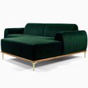 Ver imagem 1 de Sofá 4 Lugares 2,30m Chaise Esquerdo Molino Base Madeira Pés - Nexta Casa