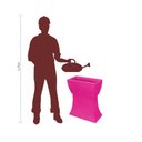Ver mais imagens de Vaso Planta 50x25 Jardineira Floreira Suporte Polietileno BGPLASTICOS V550S ROSA 022